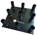 Sveltus Olympic Bar Rack – 9 Bar Storage Holder for 50mm Bars