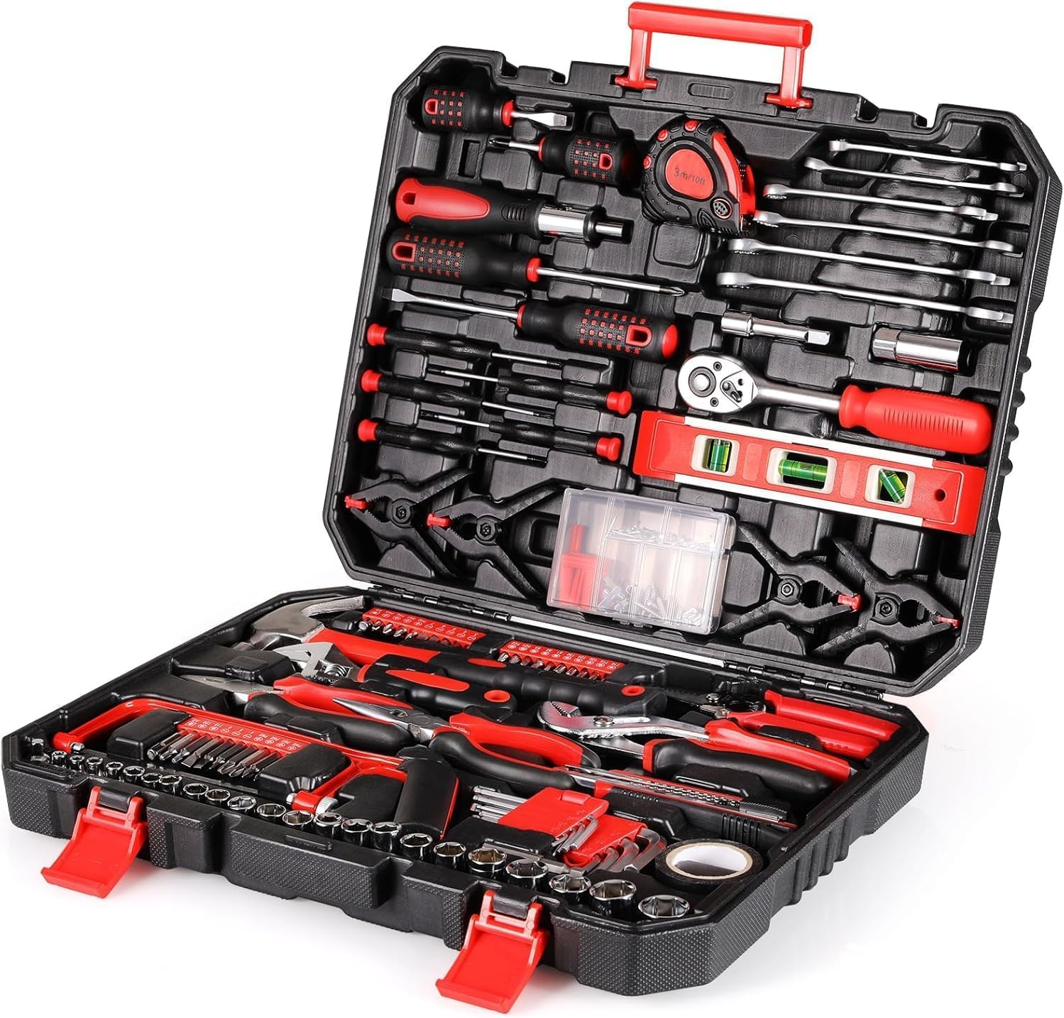 Jolof Store 198 Piece Home Tool Kit – Portable DIY Mechanic Set