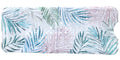 Scarlet Gem Non-Slip Bath Mat | Extra Long 100x40cm Tropical Palm PVC