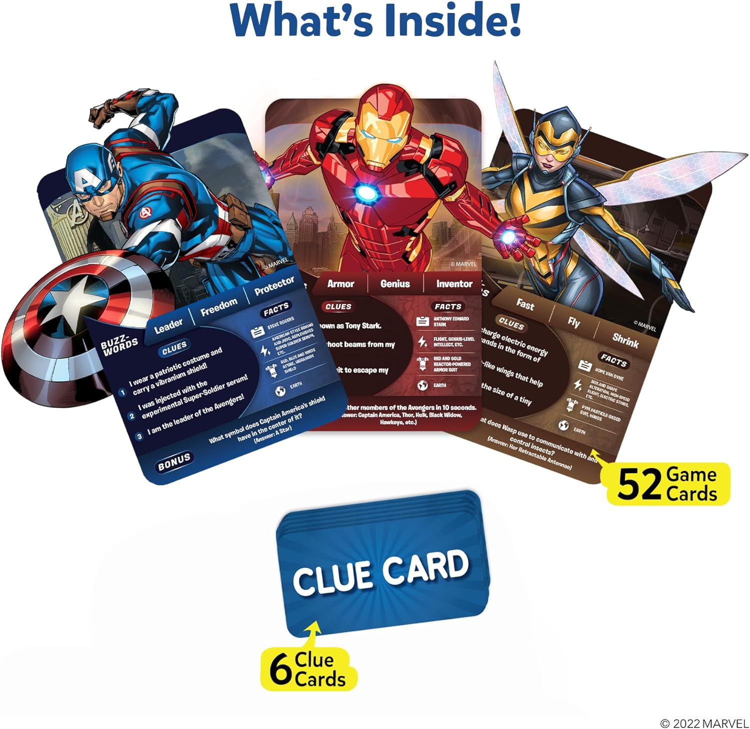 Skillmatics Guess in 10 Marvel Edition - Trivia Card Game for Kids