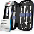 Jolof Store Solingen 7-Piece Manicure Set | Denim Case Grooming Kit