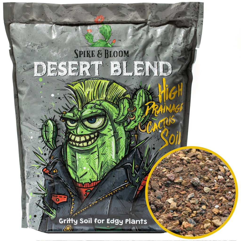 Spike and Bloom Cactus Soil Mix with Mycorrhizal Fungi - High Drainage, 8lb
