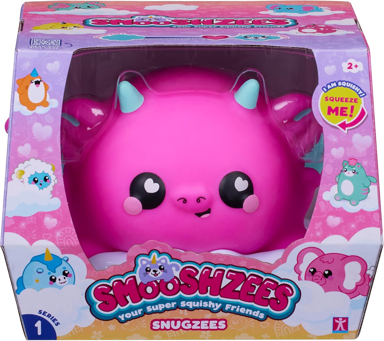 Smooshzees Snugzees Jade the Chef Plush Toy - 7.5 Inch Soft Squishy