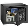 KABISAFE 6.8L Digital Small Safe Box | Mini Electronic Security Safe - Black