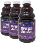 Rashi Concord Grape Juice - 100% Natural Fruit Drink, 946ml (3 Pack)