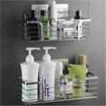 Poywaze Shower Caddy – Adhesive Stainless Steel Bathroom Organiser (Set of 2)