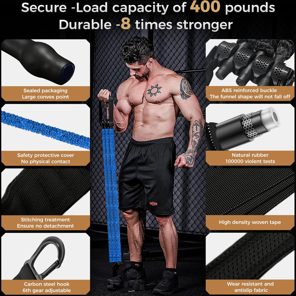 Innstar Pull Up Assistance Bands - 3 Heavy-Duty Adjustable Resistance Set