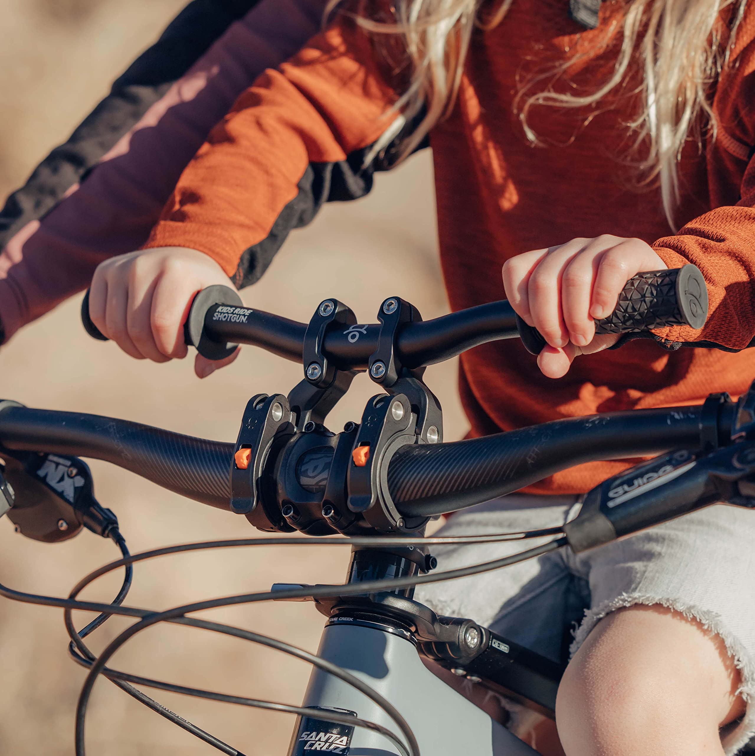 Kids Ride Shotgun Pro MTB Handlebar Attachment for Child Bike Seat