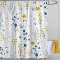Jolof Store Floral Fabric Shower Curtain | Waterproof & Quick-Dry | 200x200cm
