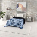 Italian Bed Linen Summer Quilt – Soft Microfibre Printed Bedspread