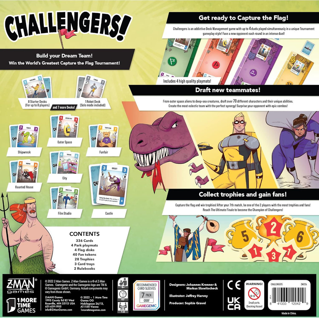 Challengers Board Game by Snaps – Deck Building Auto Battler