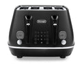 De'Longhi Distinta X 4-Slice Toaster | Variable Browning - Black