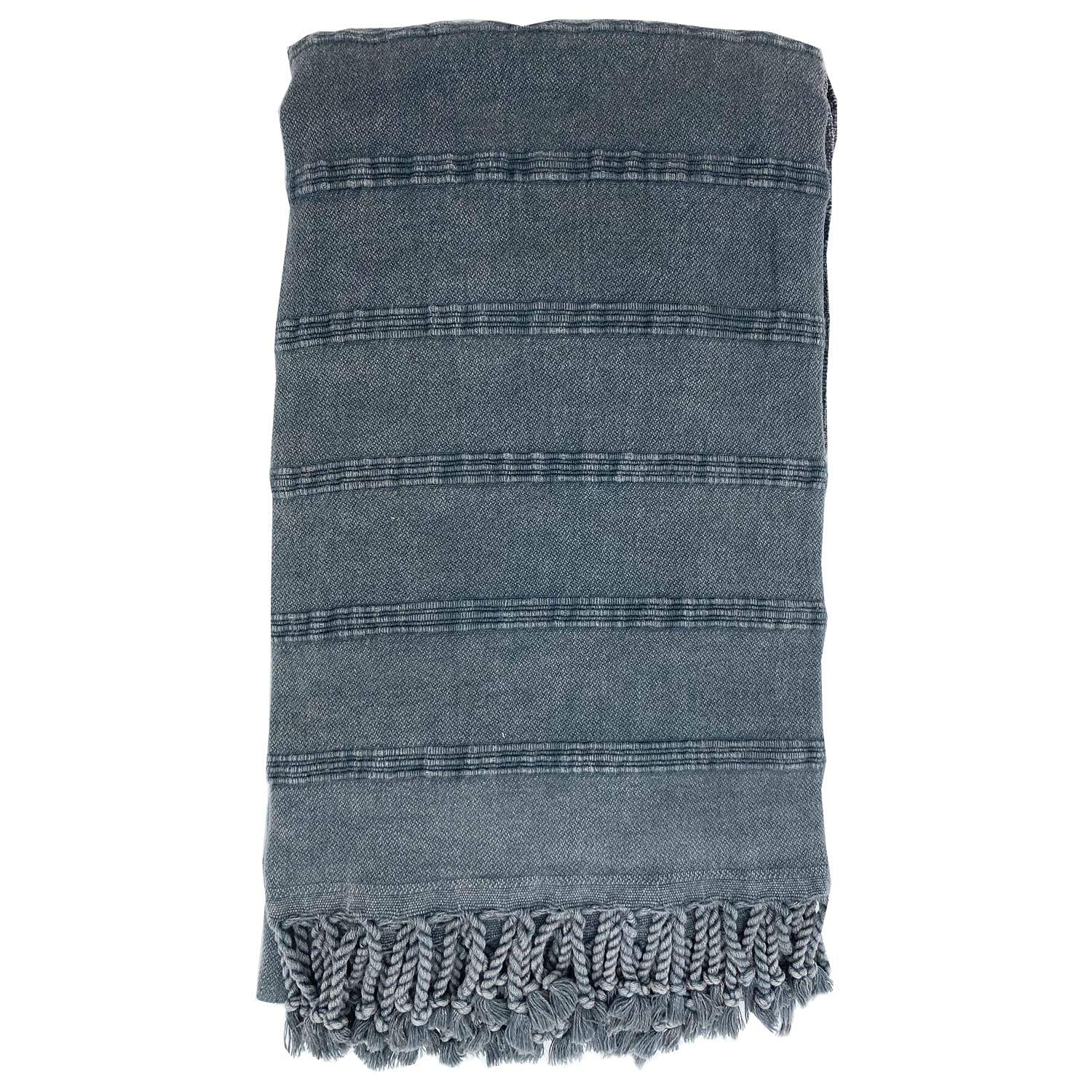 Jolof Store Peshtemal Hammam Towel – 100% Cotton Beach Sheet, Anthracite