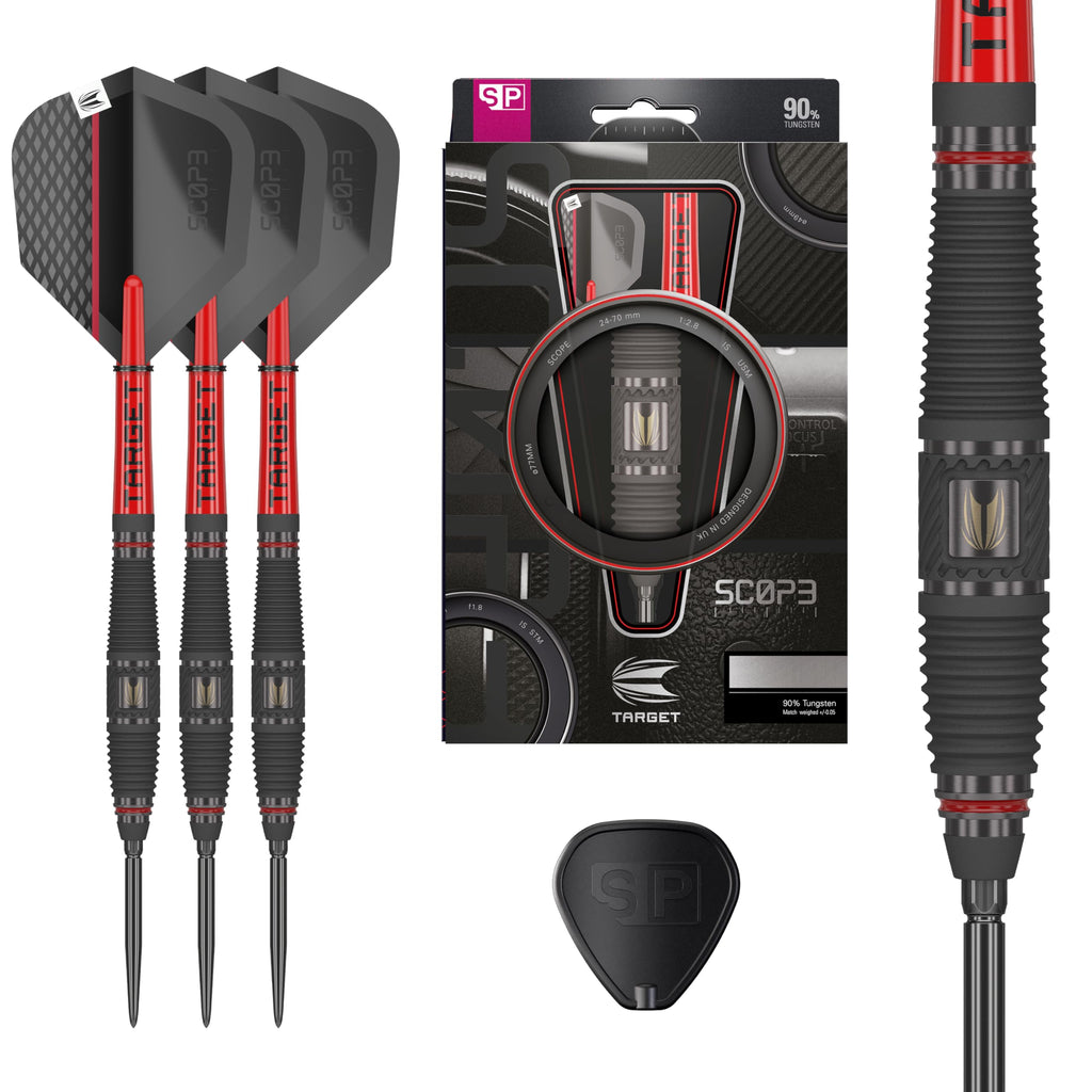 Target Darts Scope 03 Steel Tip Swiss Point - 90% Tungsten 25g Set