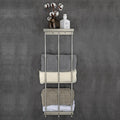 Womamny Extendible Stainless Steel Towel Rail - Adjustable 65-93cm
