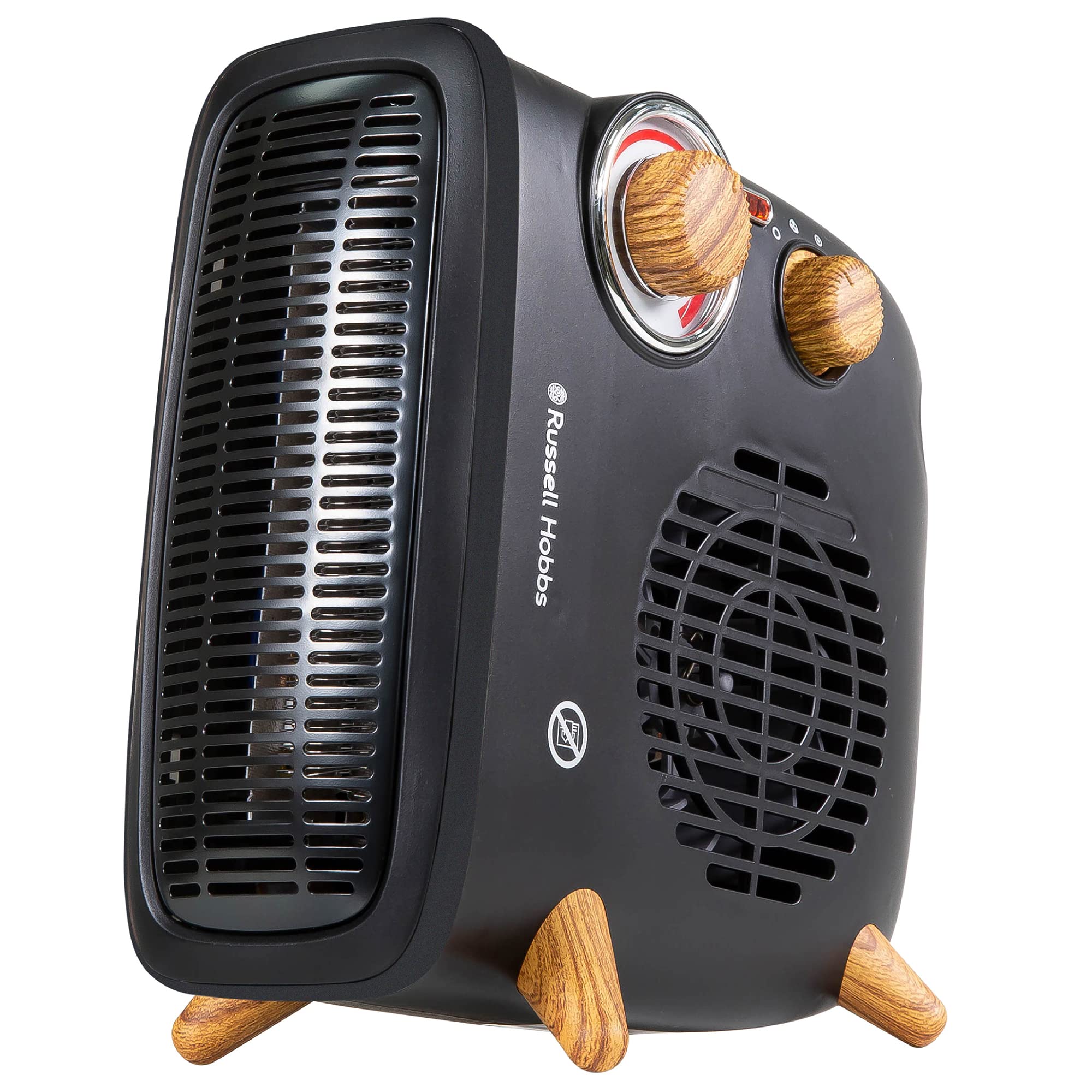 Russell Hobbs 1800W Fan Heater | Scandi Wood Effect Vertical & Horizontal