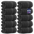 Towelogy Egyptian Cotton Face Cloths – 10 Pack Zero Twist Washcloths