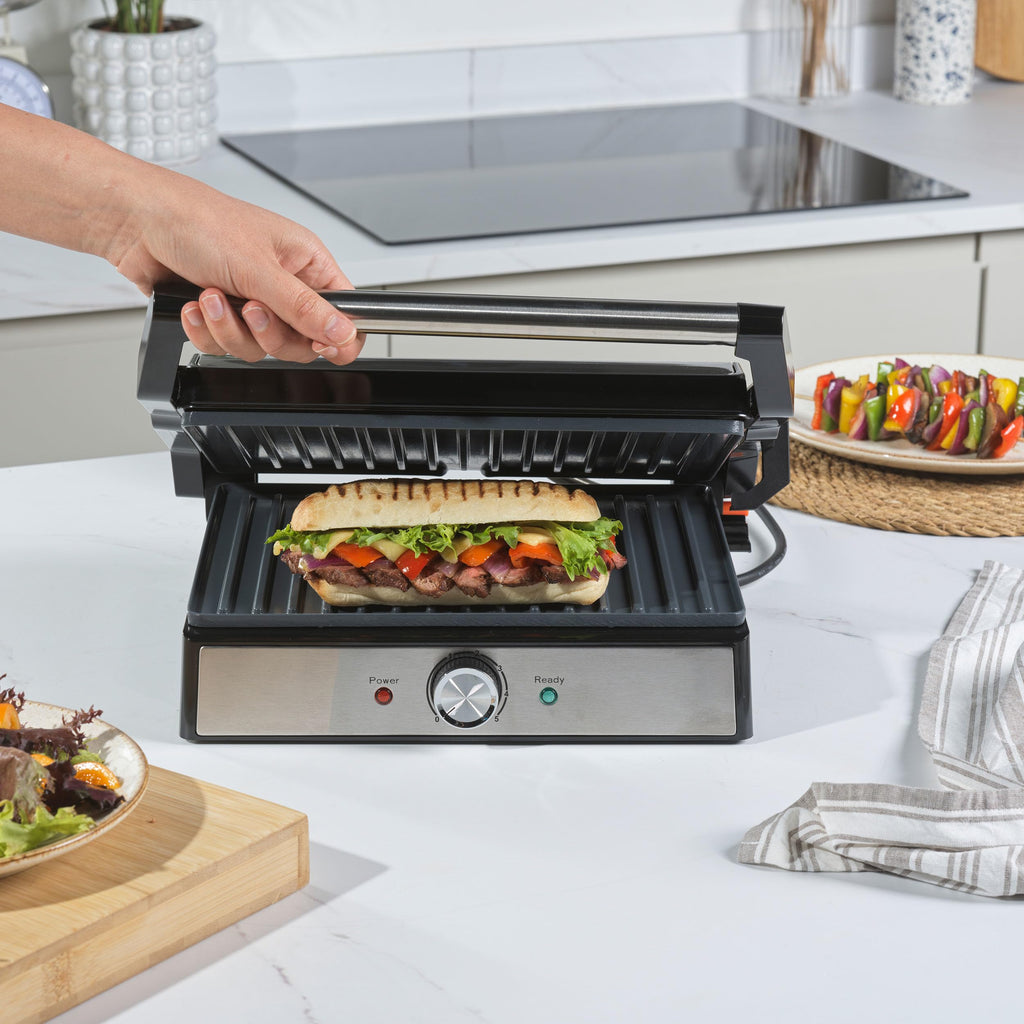 Salter Large Health Grill & Panini Maker – Ceramic Non-Stick, 2000W
