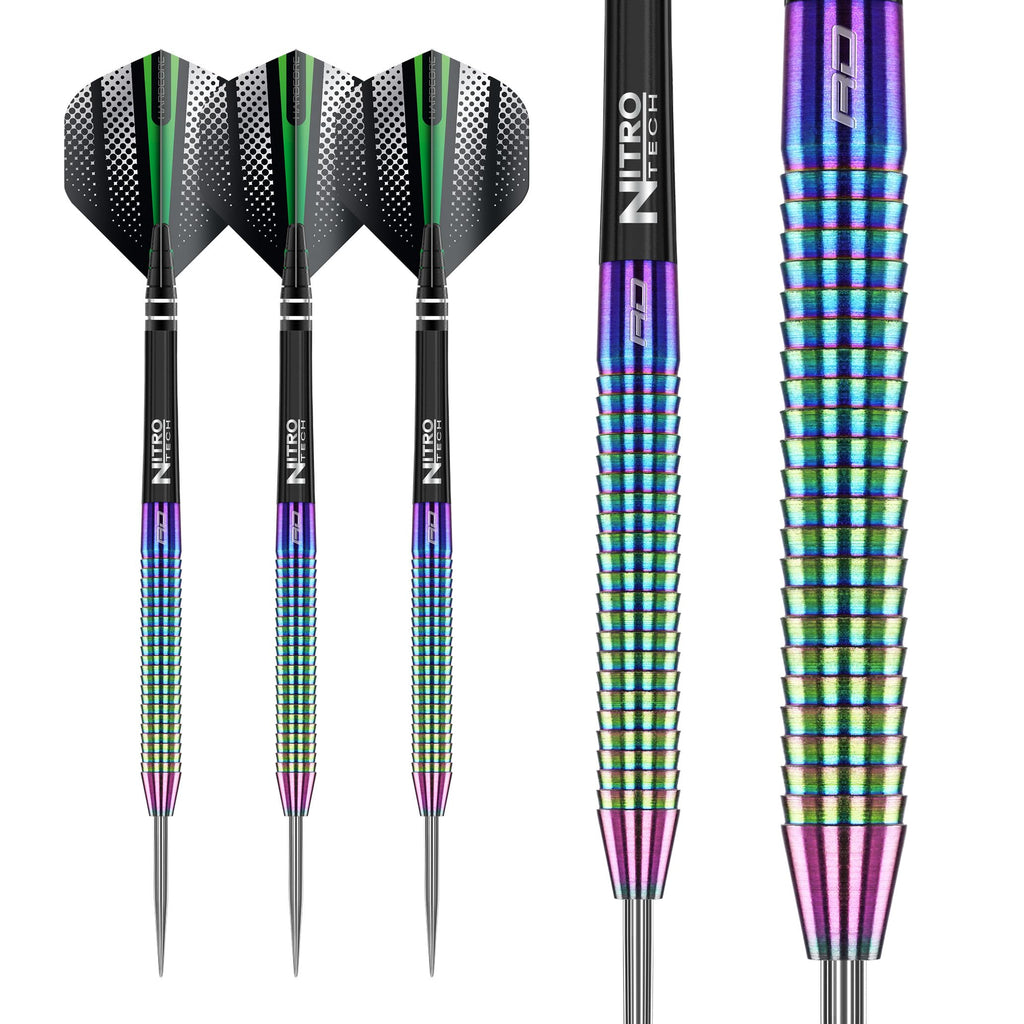 Red Dragon Razor Edge Spectron 24g Steel Tip Tungsten Darts Set