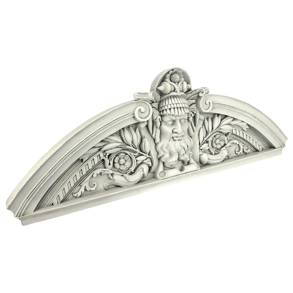 Design Toscano Prometheus Rebel Titan Wall Pediment - Faux Stone