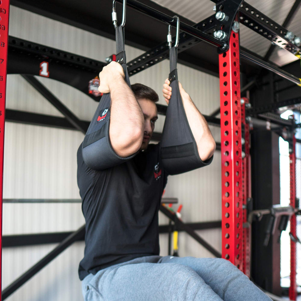 Jolof Store Ab Slings Straps – Heavy Duty Hanging Leg Raiser Pair for Pull Up Bar