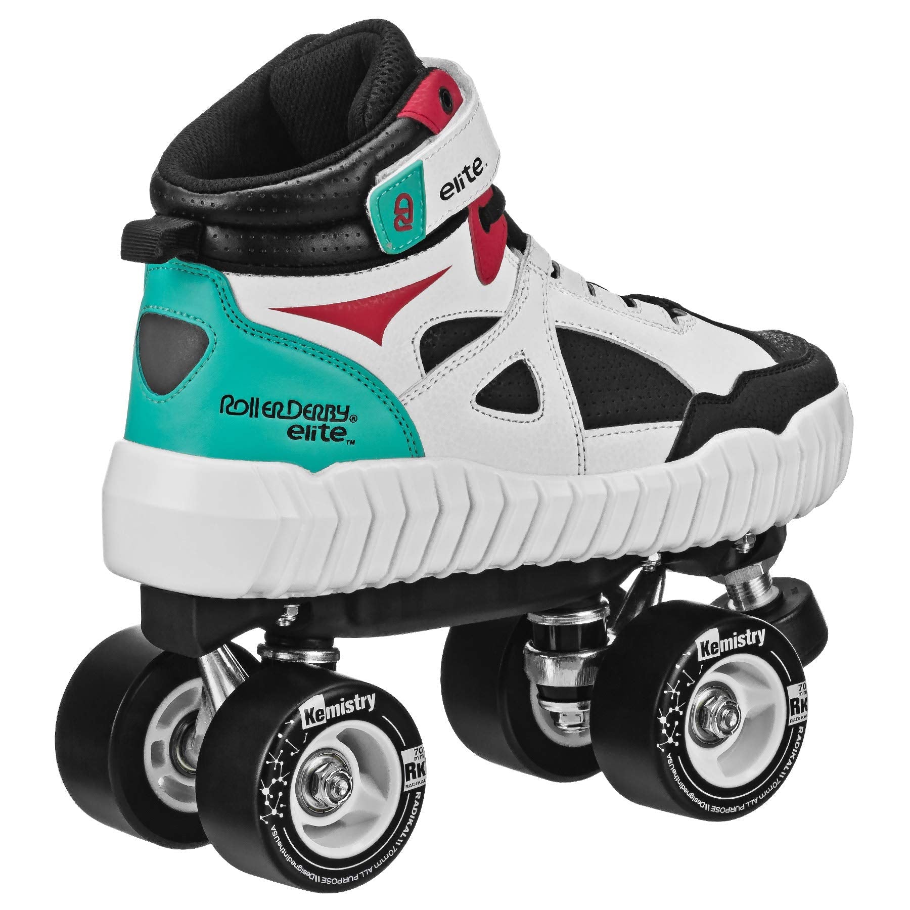 Roller Derby Glidr Sneaker Quad Skates - Red/Black Outdoor Fitness