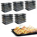 Zumart 25 Pack Sandwich Platter Trays with Lids – Reusable Catering Trays