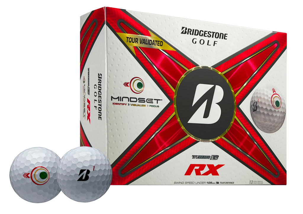 Bridgestone Golf 2024 Tour B RX Mindset White Golf Balls - 12 Pack