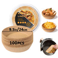 Jolof Store 9.5 Inch Air Fryer Liners | 100pcs Disposable Parchment Paper