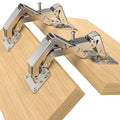 Furniware 170 Degree Soft Close Cabinet Hinges | Frameless 2 Pack