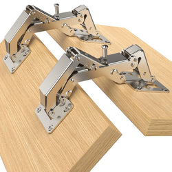 Furniware 170 Degree Soft Close Cabinet Hinges | Frameless 2 Pack
