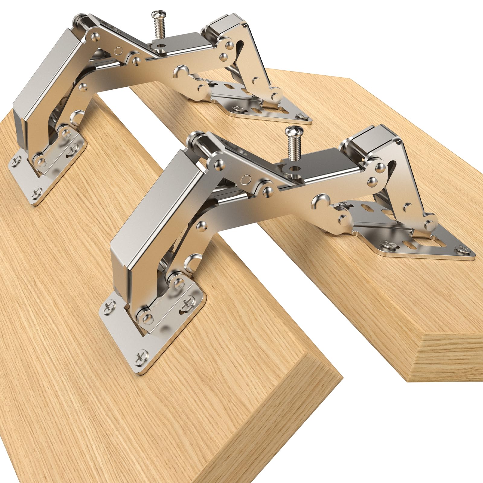 Furniware 170 Degree Soft Close Cabinet Hinges | Frameless 2 Pack