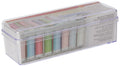 Gütermann Sewing Thread Box – 27 Spool Plastic Storage Organizer Case