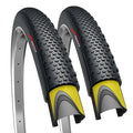 Fincci 700x38c Foldable Gravel Tyre | 1mm Puncture Protection - 2 Pack