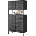 Mintnook 12-Drawer High Chest – Large Vertical Bedroom Storage, Black