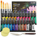 Jolof Store Acrylic Paint Set - 24 x 22ml Non-Toxic Art Kit for Canvas