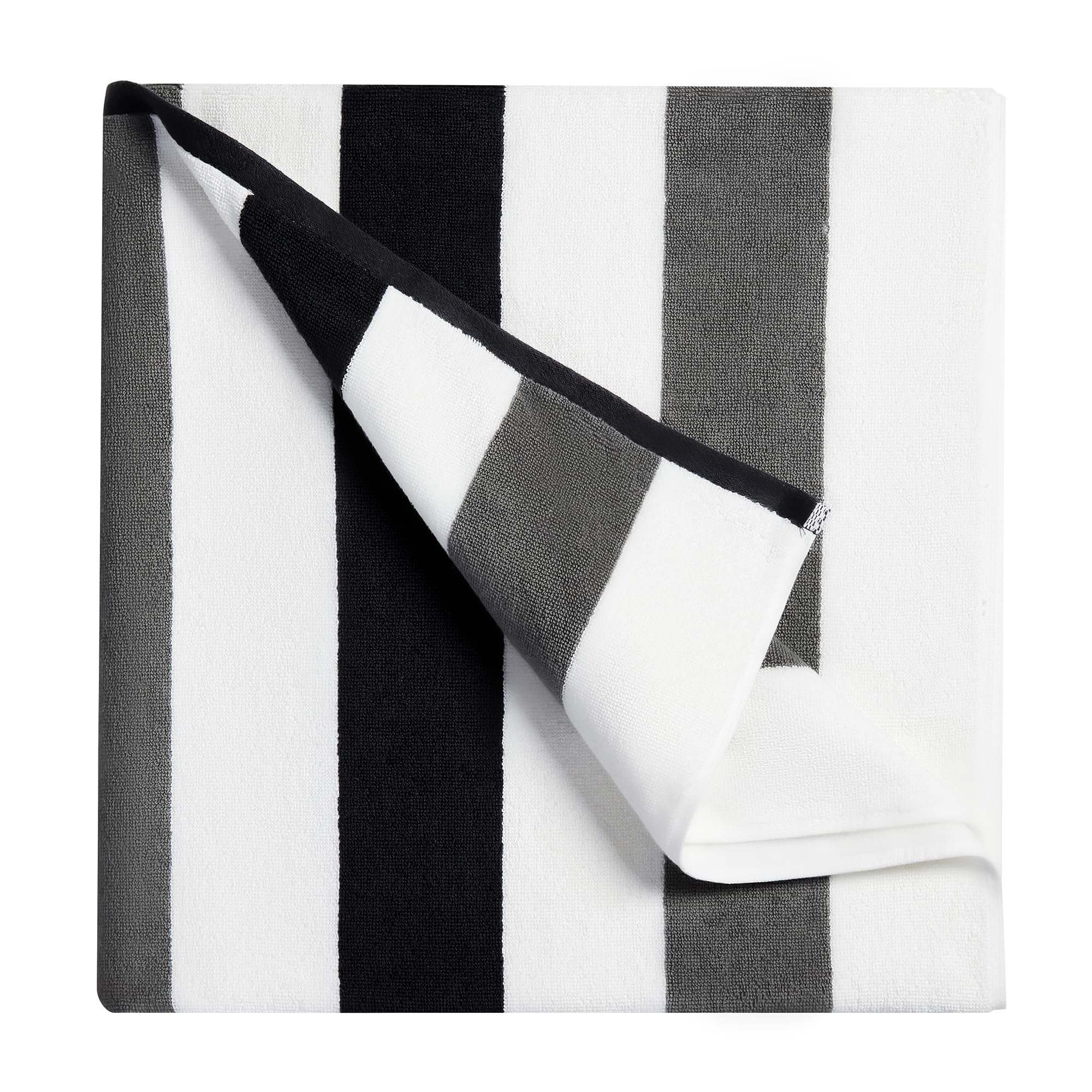 Bornbay Oversized Beach Towel – 100% Cotton Extra Large 40x70 Plush Stripe
