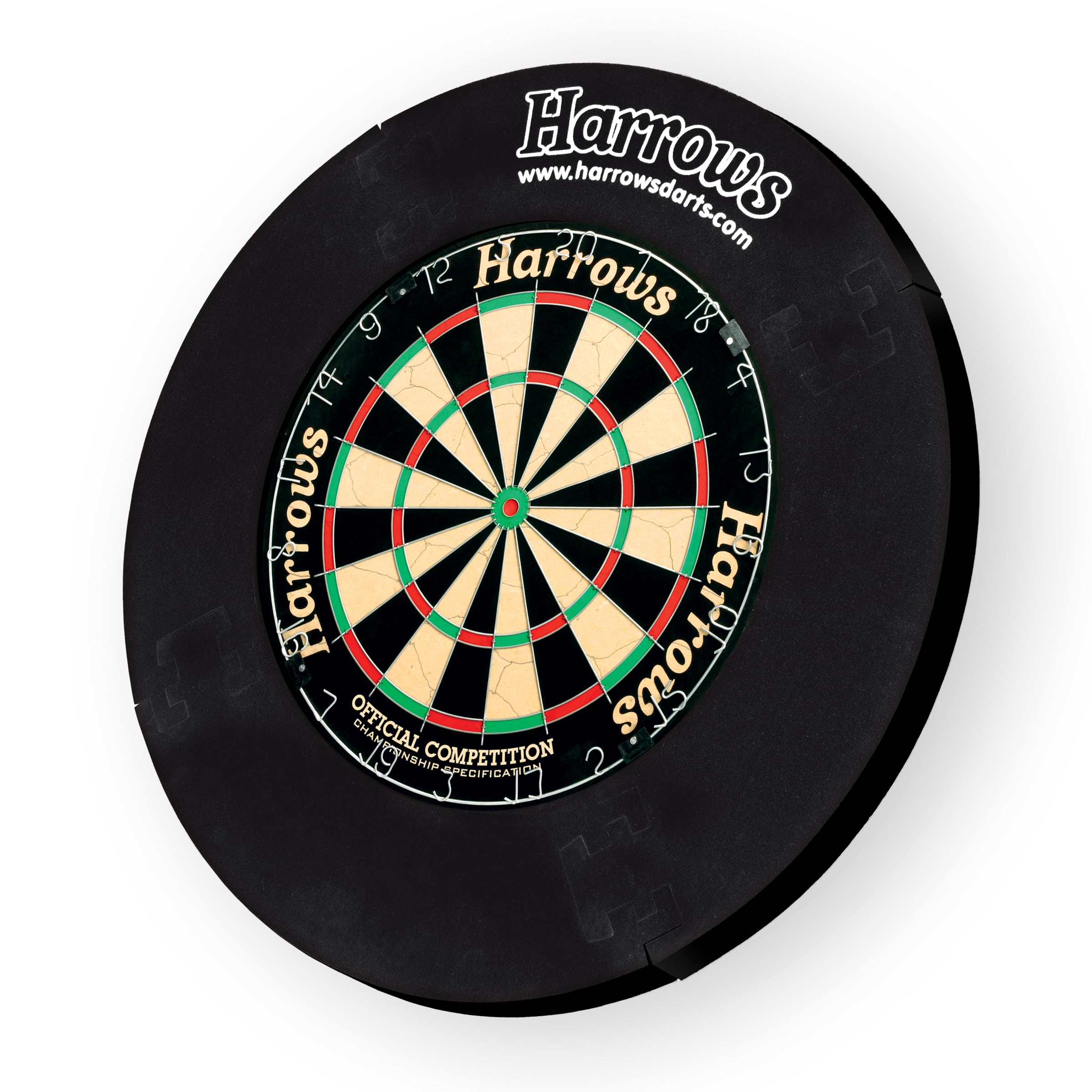 Harrows 4-Piece Dartboard Surround Ring – EVA Foam Wall Protector, 720mm