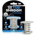 TubShroom Silicone Tub Drain Protector | Hair Catcher Strainer, Grey
