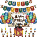 Jolof Store Wizard Birthday Party Supplies – Magic Theme Banner & Balloon Kit