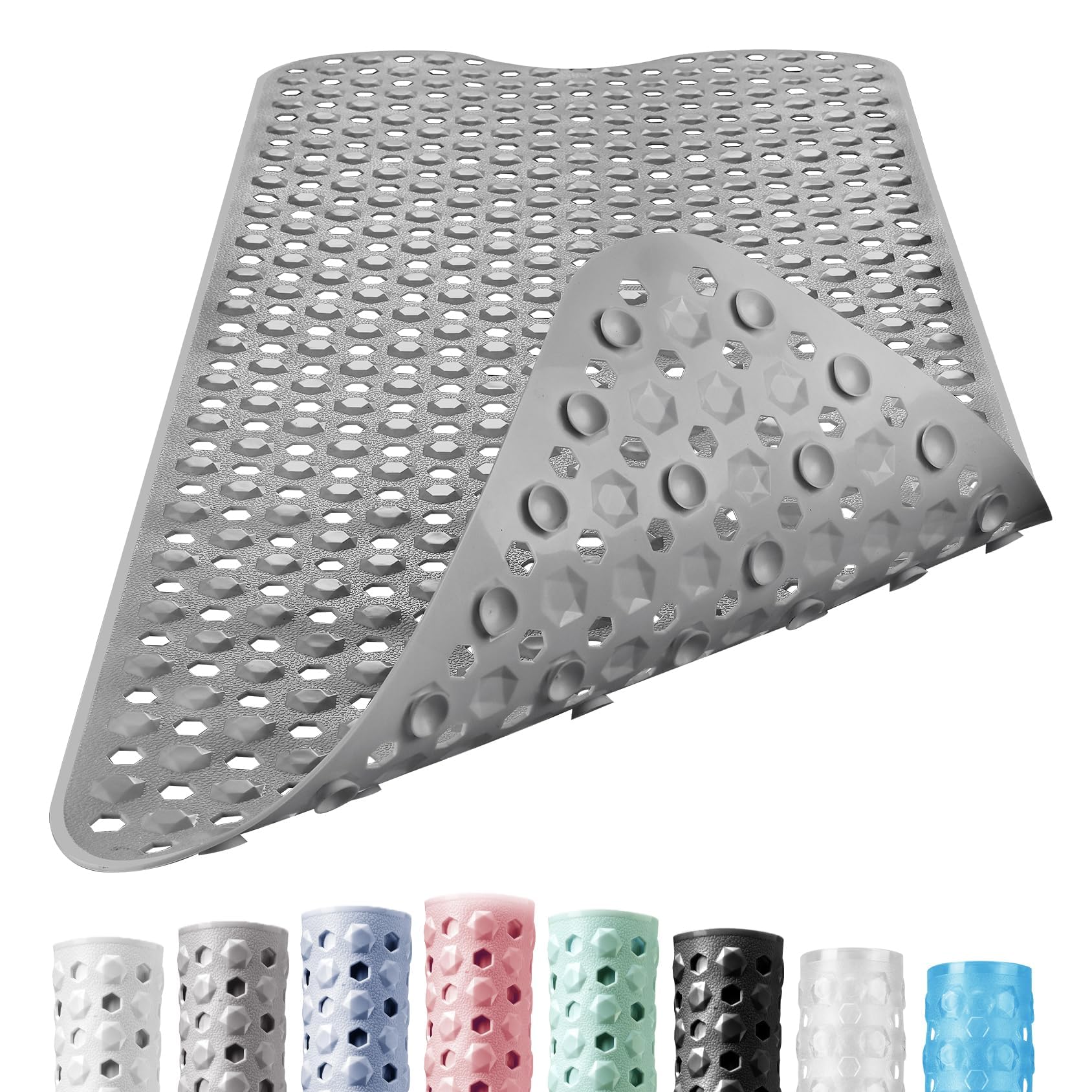 DOPROP Extra Long Non-Slip Bath Mat – Large Bathtub Runner with Suction Cups