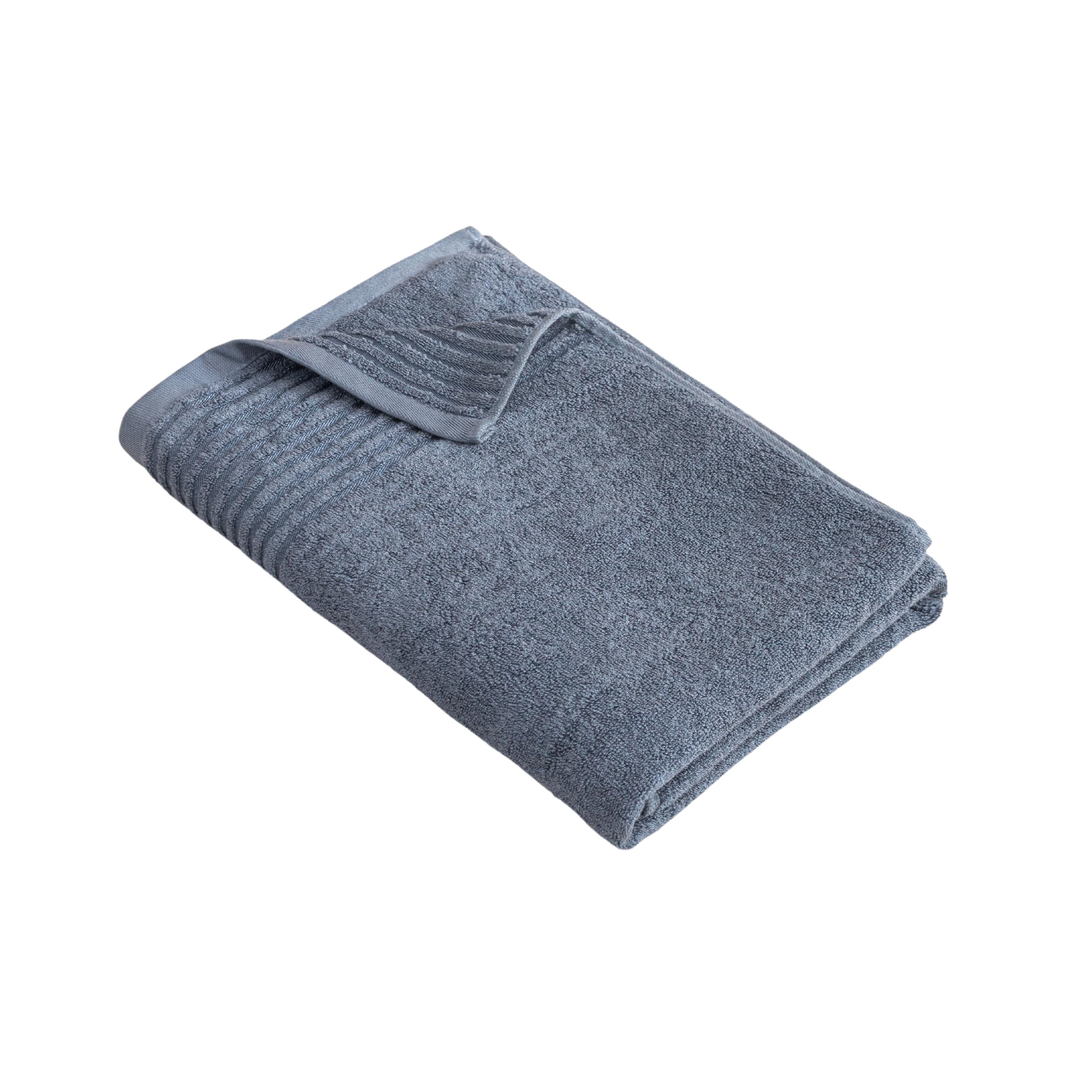 CUBE HOME 100% Bamboo Bath Towel – Quick Dry & Hypoallergenic (Eclipse Navy)
