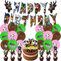 Jolof Store 99 Nights in the Forest Deer Birthday Party Decorations Set