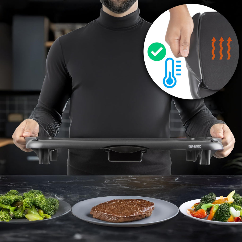 Duronic GP20 Teppanyaki Grill – Large 2000W Electric Indoor BBQ Griddle