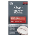 Dove Men+Care Deep Clean Body and Face Bar - Moisturizing Soap, 6 Bars