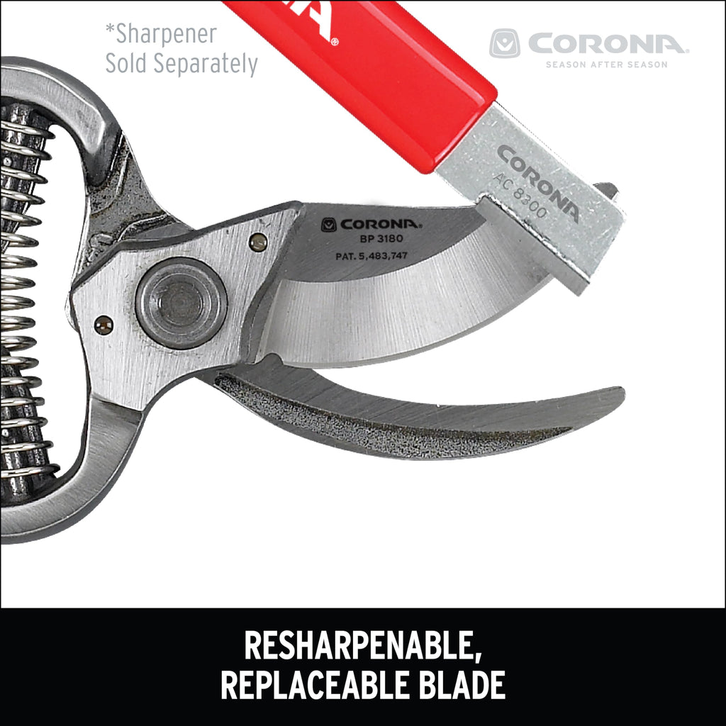 Corona ClassicCUT Forged Bypass Pruner – Heavy Duty 1-Inch Cut Tool