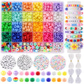 Funtopia 1170+ Pcs Pony Beads Bracelet Making Kit – DIY Jewelry Craft Set