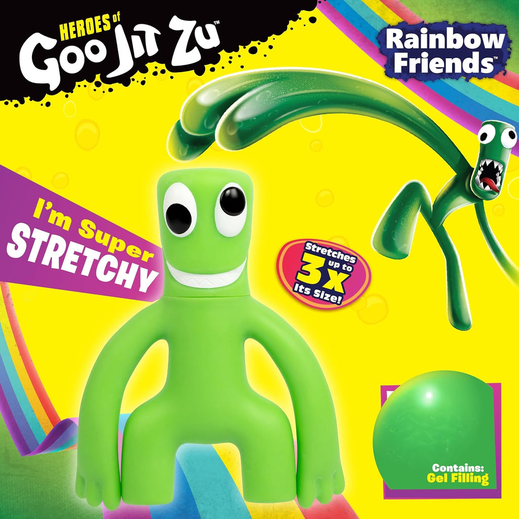 Heroes of Goo Jit Zu Rainbow Friends Blue - Stretchy Action Figure