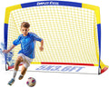 Dimples Excel Pop-Up Football Goal Net - Portable 5x3.6ft Soccer Goal