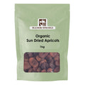 Manor Springs Organic Sun Dried Apricots – 1kg Vegan Healthy Snacks